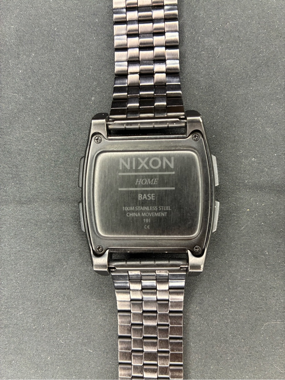 Nixon The Base Black Stainless Steel Wristwatch View 6